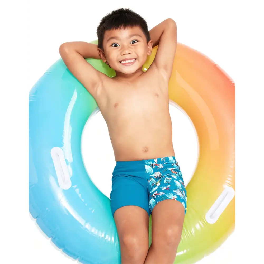Speedo Tots Boys Digital Allover Jammer - Pluto Blue - Image 3