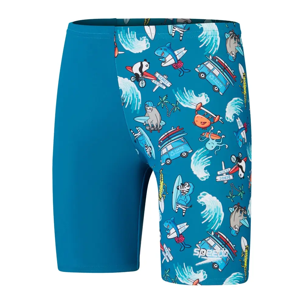 Speedo Tots Boys Digital Allover Jammer - Pluto Blue - Image 7