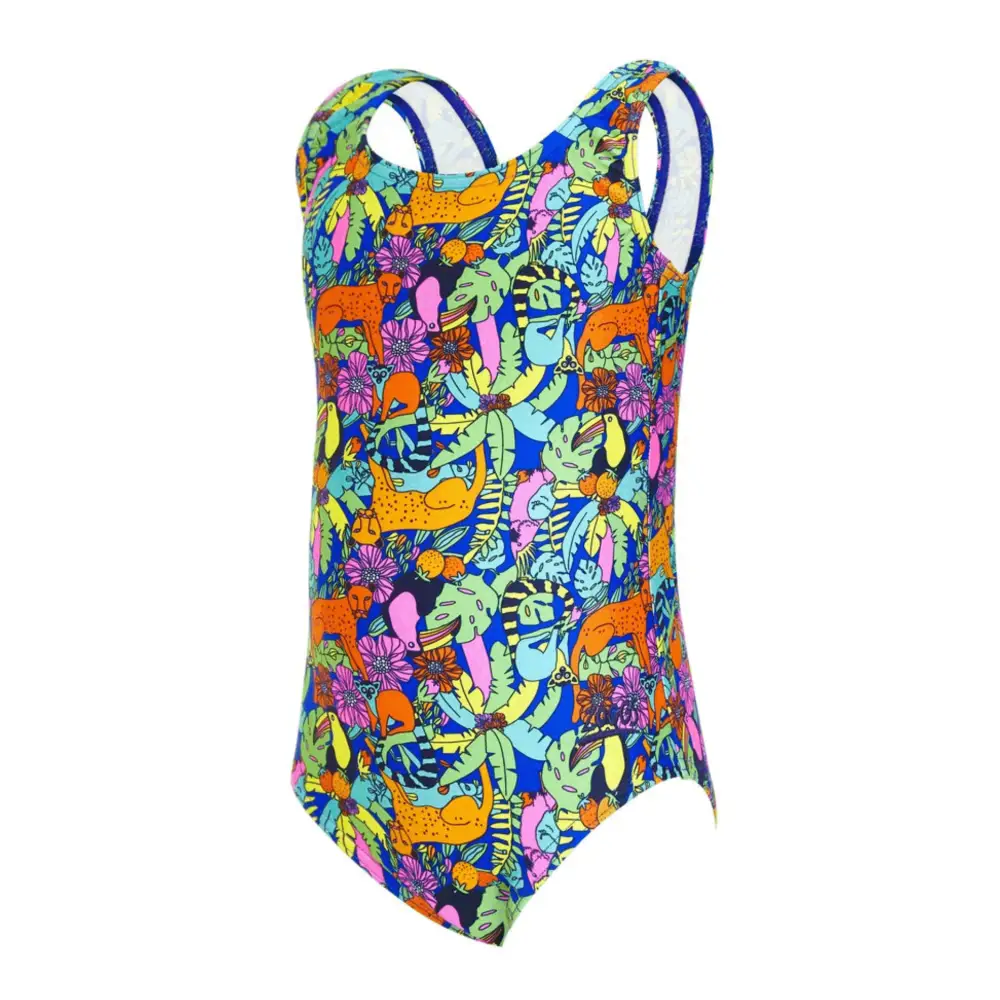 Zoggs Tots Girls Jungle Scoopback - Image 3