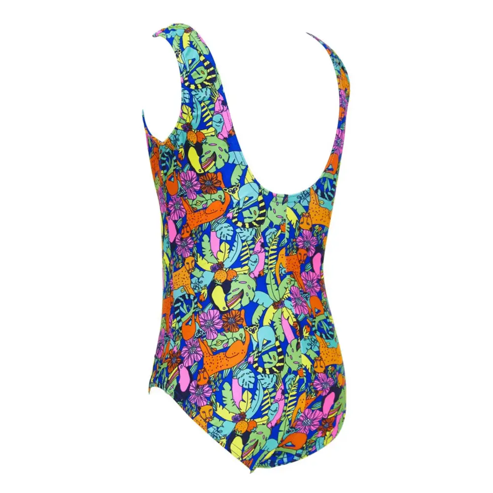 Zoggs Tots Girls Jungle Scoopback - Image 4