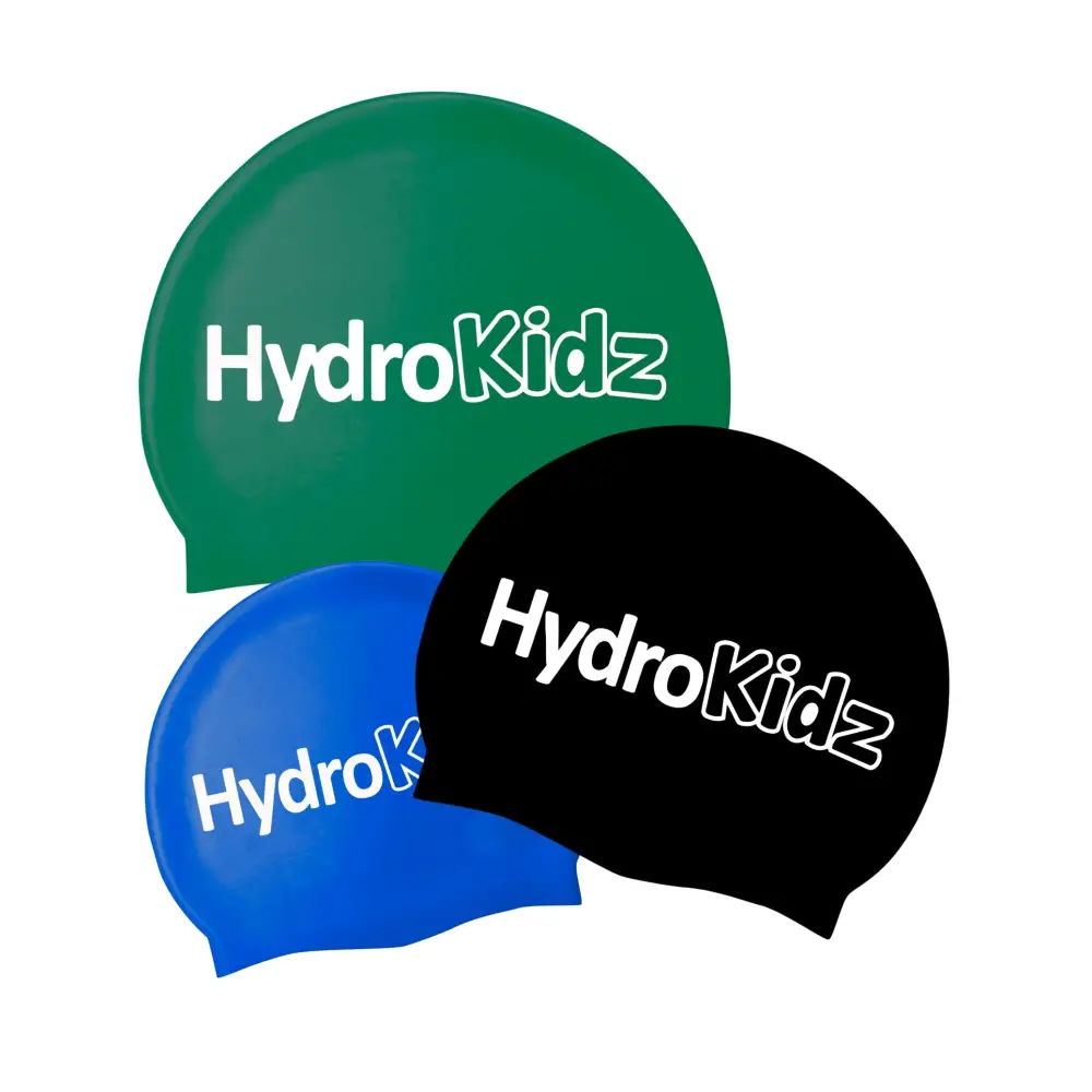 HydroKidz Children's Silicone Swim Caps (2 - 8 years) - Image 12