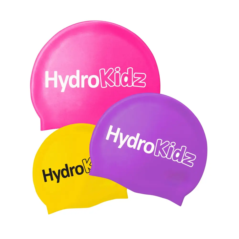 HydroKidz Children's Silicone Swim Caps (2 - 8 years) - Image 13