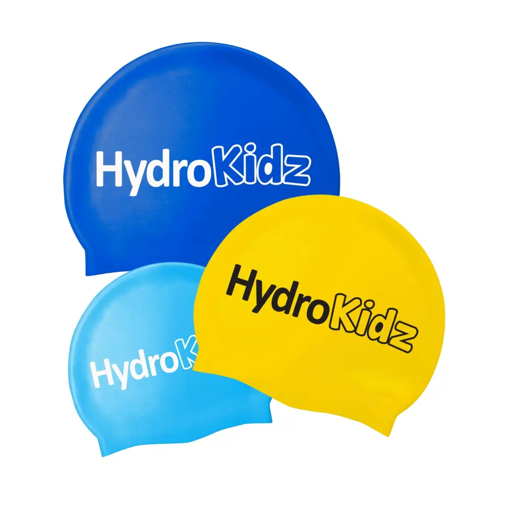HydroKidz Children's Silicone Swim Caps (2 - 8 years) - Image 14
