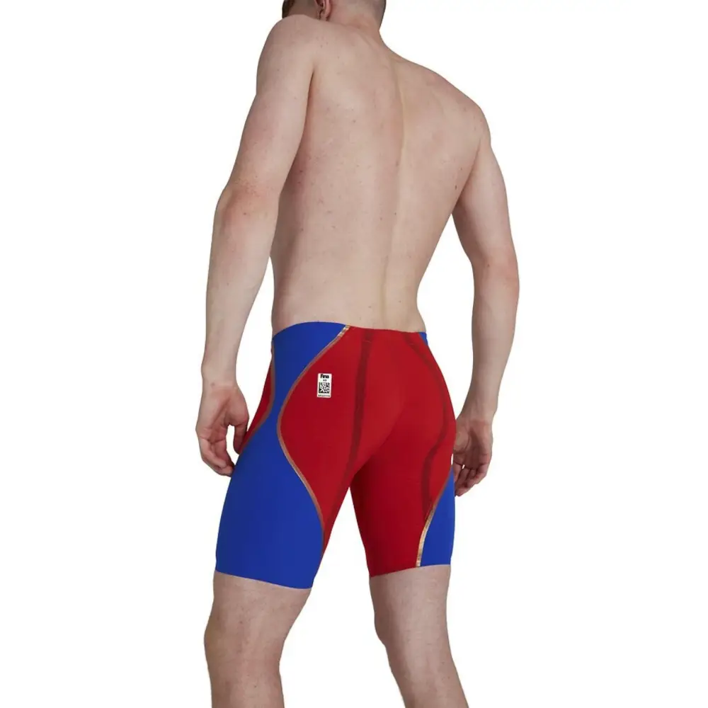 Speedo Fastskin LZR Pure Intent Jammer - Red / Blue - Image 6