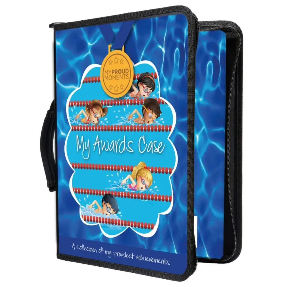 My Proud Moments Medal, Badge & Certificate Case - Swimmers - Image 4