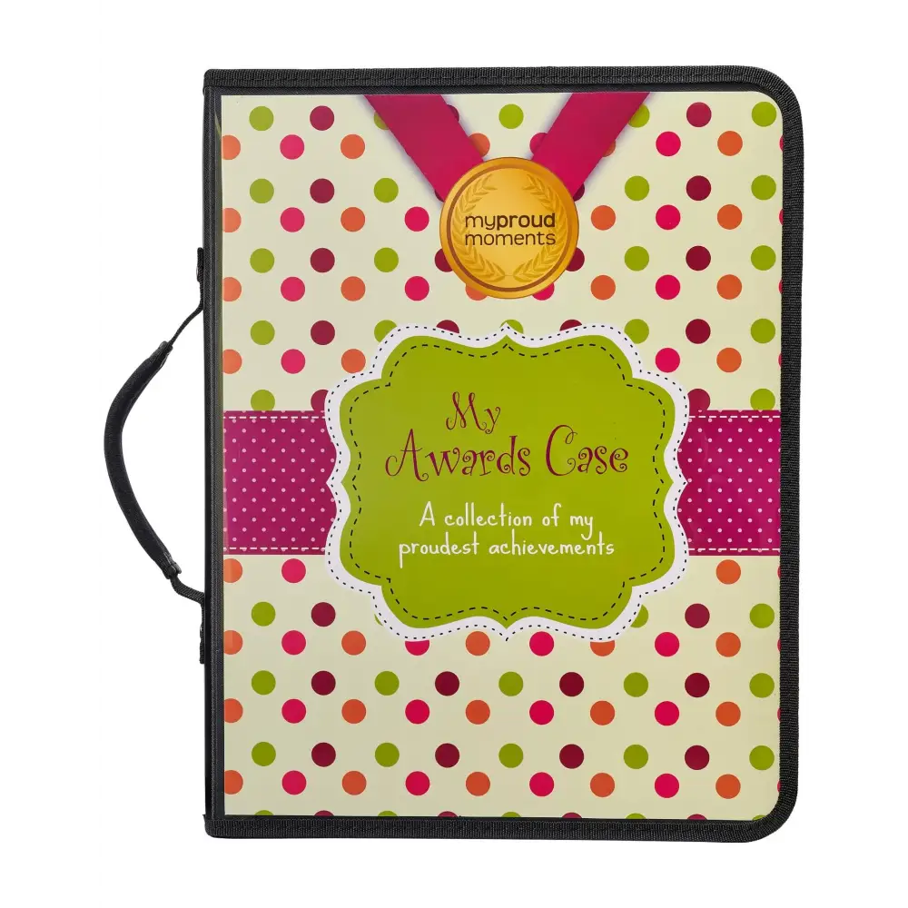 My Proud Moments Medal, Badge & Certificate Case - Original Spotty - Image 6