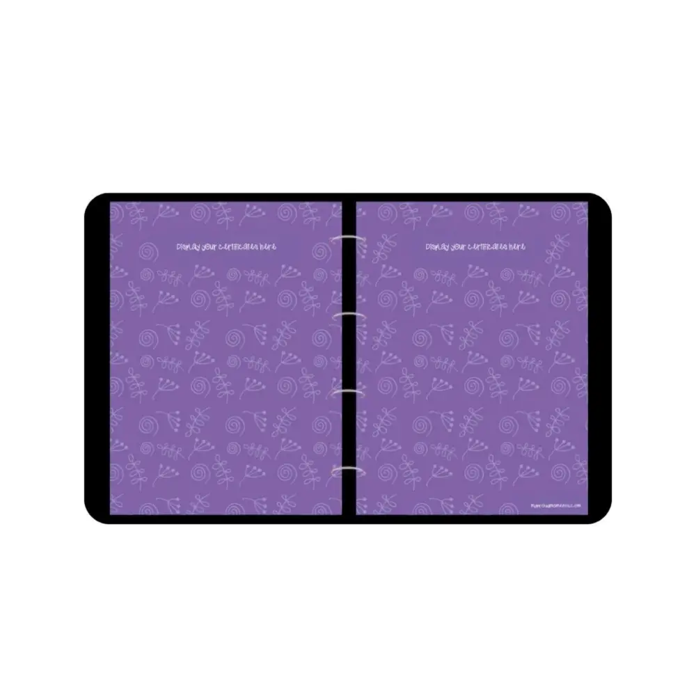 My Proud Moments Medal & Certificate Case - Purple Dance - Image 4