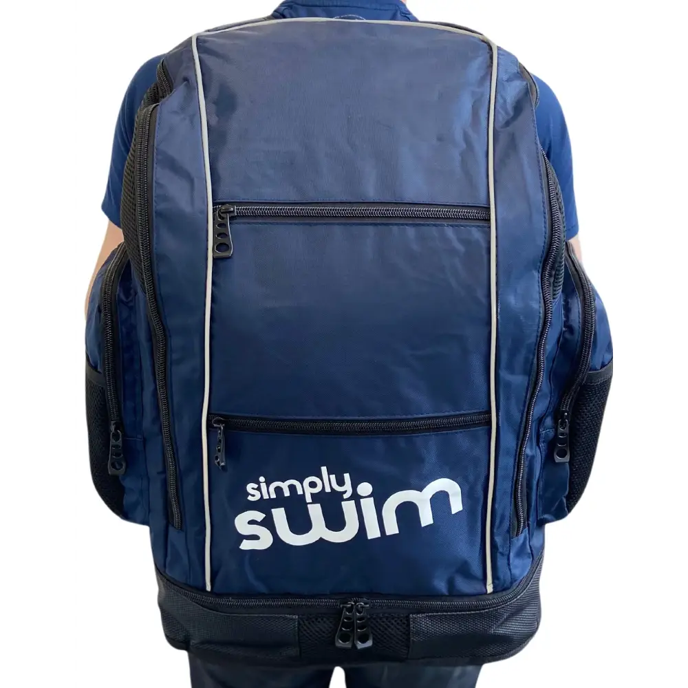 Simply Swim Premium Backpack 40L - Navy - Image 5