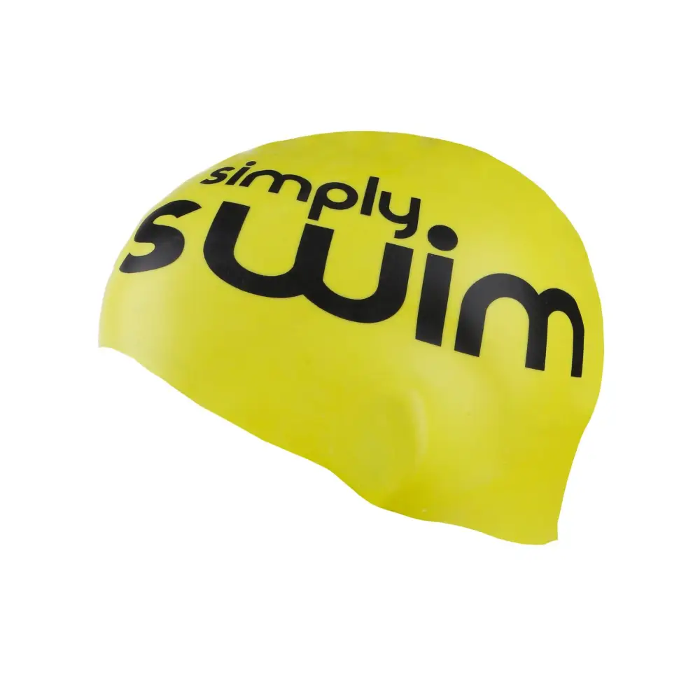 Simply Swim - High Vis Silicone Swim Cap - Image 3