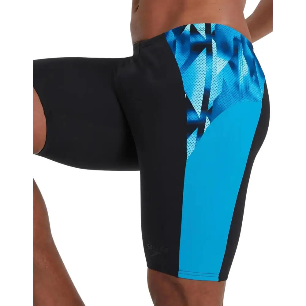 Speedo ECO Endurance Plus Splice Jammer - Black/Blue - Image 3