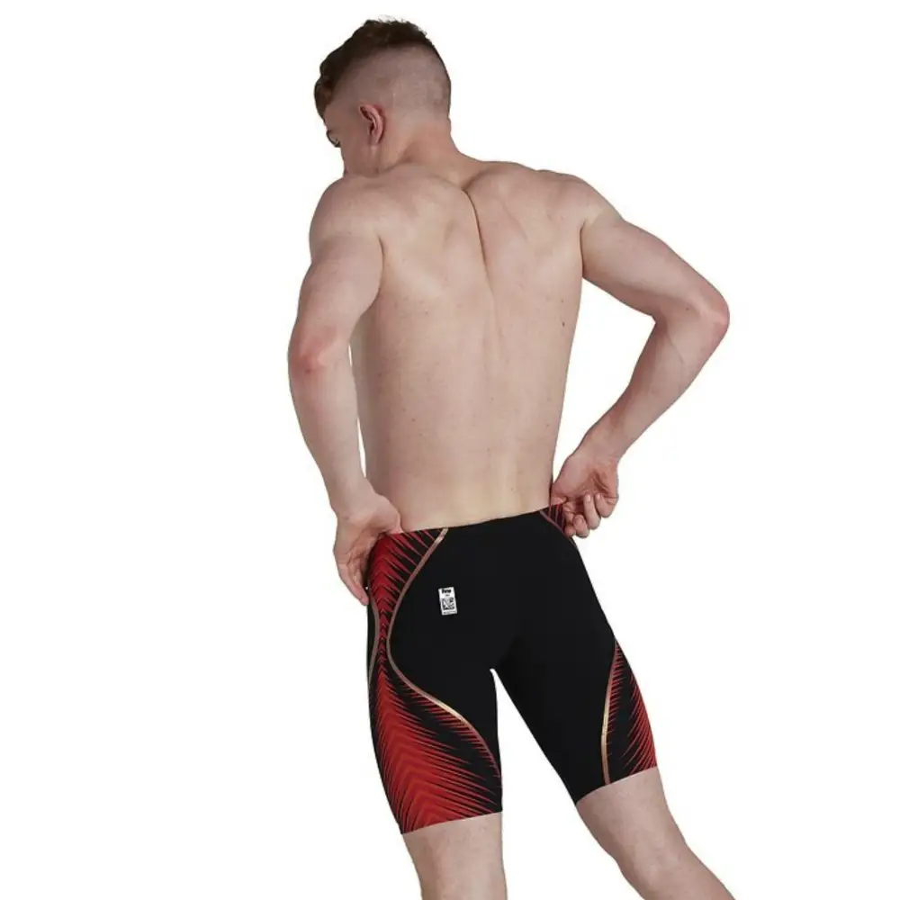 Speedo Fastskin LZR Pure Intent Jammer - Black / Red - Image 6