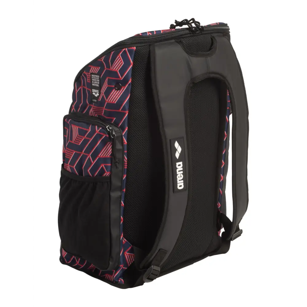 Arena Spiky III Escape Allover Team 45L Backpack - Navy/Red - Limited Edition - Image 4