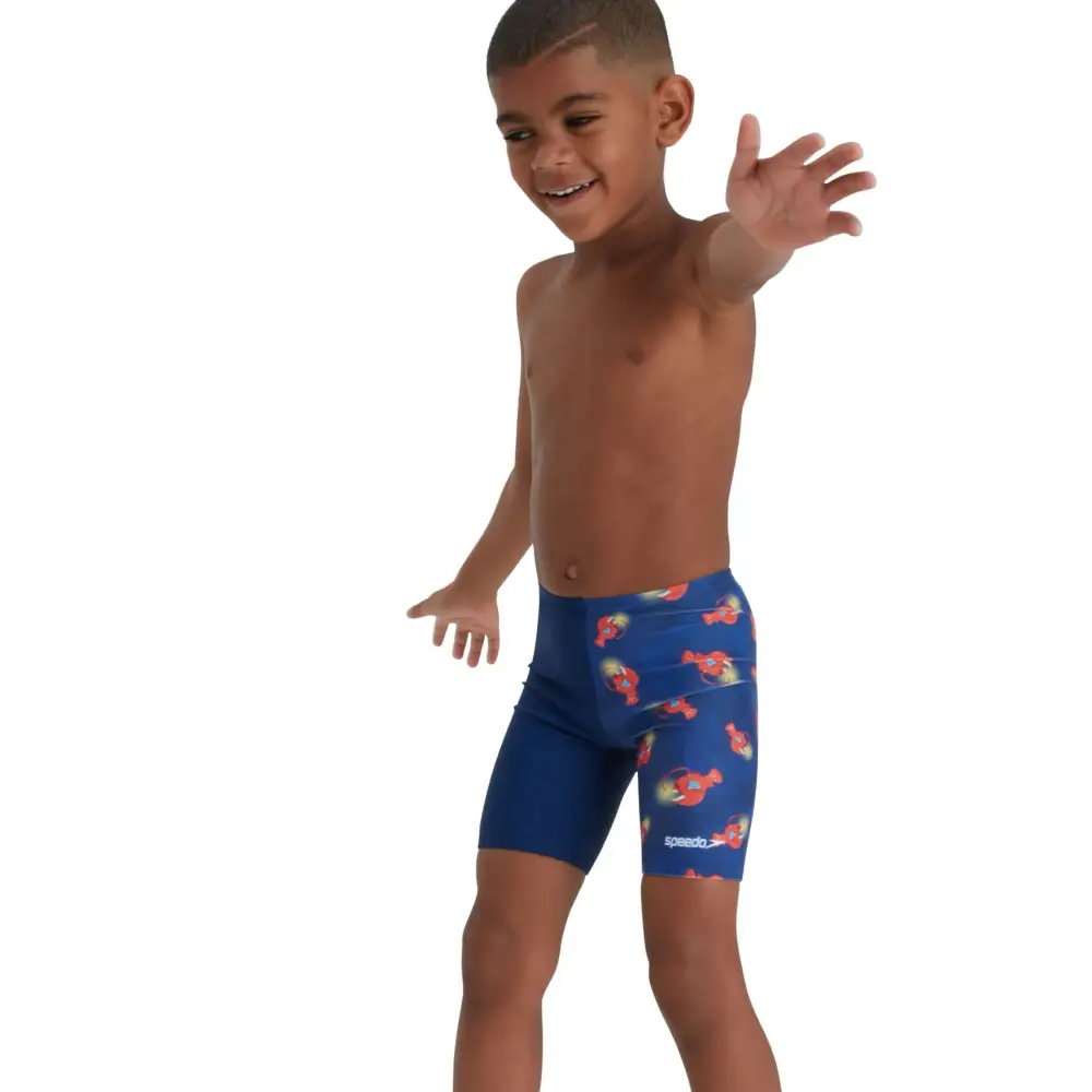 Speedo Tots Boys Digi Allover Jammer - Navy - Image 3