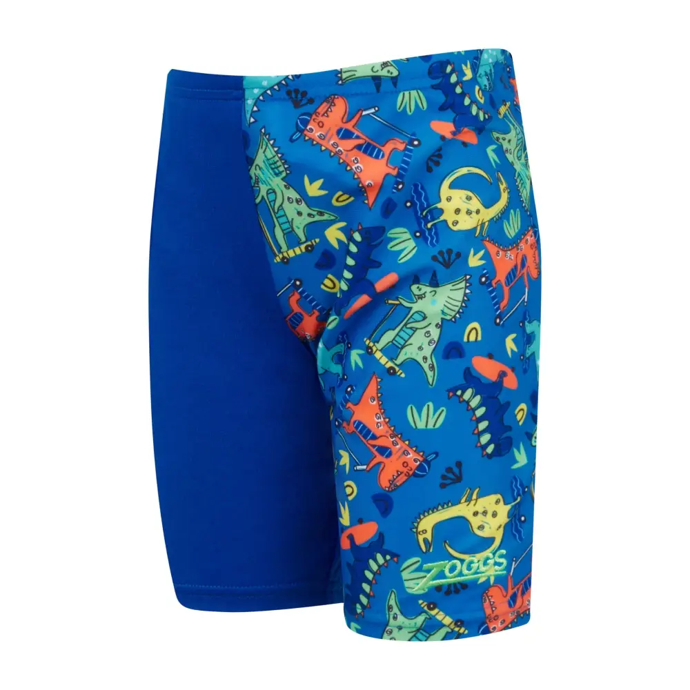 Zoggs Tots Boys Skaters Mid Swim Jammer - Blue/Multi - Image 4