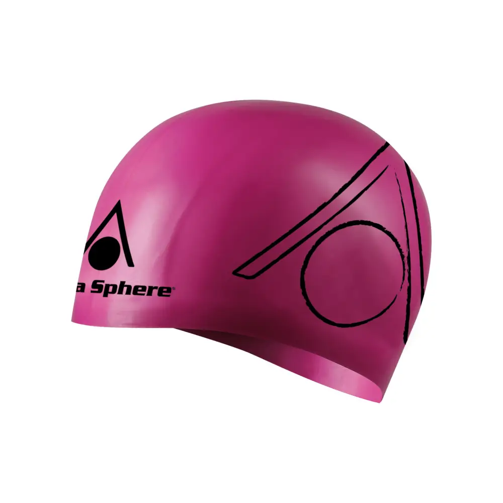 Aqua Sphere Silicone Tri Swim Cap - Image 5